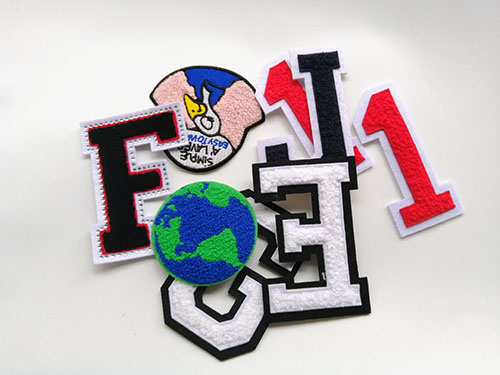chenille embroidered patch