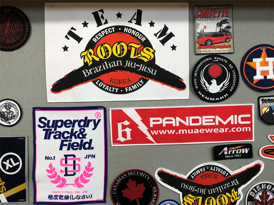woven patches sublimation